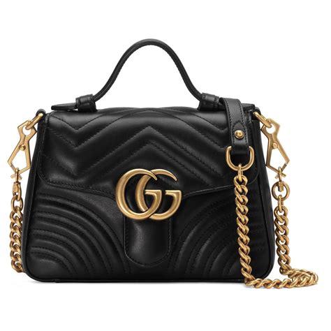 gucci mini top handle bag|Gucci marmont mini top handle.